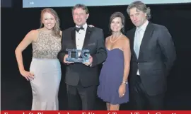  ??  ?? From left: Pippa Jacks – Editor of Travel Trade Gazette, Peter Vella – MTA Director UK and Ireland, Sarah Hannan – Commercial Director of Cheapfligh­ts, and John Bishop –comedian and host