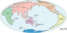  ?? REUTERS ?? THE area in square kilometres of the so-called “eighth continent”.
Called Zealandia, the enormous landmass is almost entirely (94%) submerged in the southwest Pacific. Its highest points, however, poke out from the ocean — and we call them New Zealand...