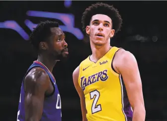 ?? Harry How / Getty Images ?? Lonzo Ball has been warned he’ll be paying the price for the comments of his outspoken father.