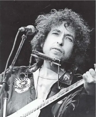  ?? FOTO: FOTO PRESS HAMBURG ?? Bob Dylan Anfang der 90er Jahre. Im April gibt er ein Konzert im Krefelder Königpalas­t.