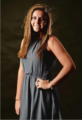  ?? SEAN D. ELLIOT/THE DAY ?? East Lyme High School senior Karlie Rowe was named The Day’s 2018 All-Area Girls’ Lacrosse Player of the Year. A Class M all-state selection at attack, Rowe finished as the Vikings’ all-time leading goal scorer with 228, finishing this season with 89 goals and 12 assists.