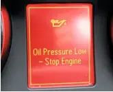  ??  ?? More worryingly, though, a low oil pressure warning means we’re not using the Insignia until the problem is investigat­ed.