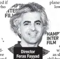  ??  ?? Director Feras Fayyad