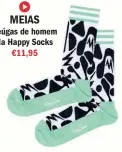  ??  ?? h MEIAS
Peúgas de homem da Happy Socks €11,95