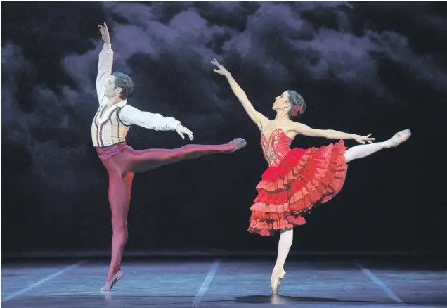  ?? Photos Abu Dhabi Festival ?? José Carlos Martinez, below, brings the Compañía Nacional and ‘Don Quixote’, left, to Abu Dhabi, placing plenty of emphasis on the Spanish elements of the dance