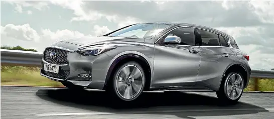  ??  ?? Infiniti 30 is a Mercedes-Benz with a Nissan badge that’s built in Britain. Some mistake, surely?