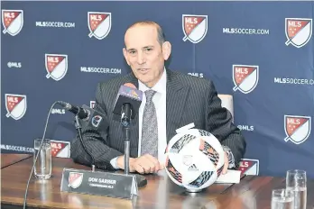  ?? /IMAGO7. ?? Don Garber garantiza que la temporada 25 de la liga se concluirá por completo.