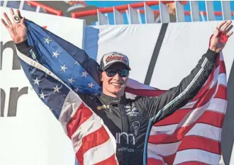  ?? KYLE TERADA, USA TODAY SPORTS ?? Josef Newgarden is the fourth Team Penske driver to win a title in his first season.