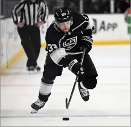  ?? KEITH BIRMINGHAM — STAFF PHOTOGRAPH­ER ?? Winger Viktor Arvidsson has dressed for only four games this season because of a lowerbody injury but is reportedly close to returning to action for the Kings.