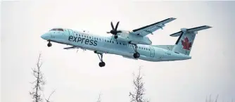  ?? RYAN TAPLIN ■ THE CHRONICLE HERALD ?? In June, it was announced that Air Canada was discontinu­ing 30 regional routes, 21 of which were Air Canada Express routes operated by Jazz Aviation.