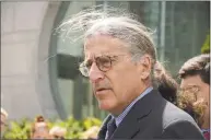  ?? Tatiana Flowers / Hearst Connecticu­t Media ?? Attorney Norman Pattis is representi­ng Fotis Dulos, who has been charged in connection with the disappeara­nce of Jennifer Dulos, his estranged wife.