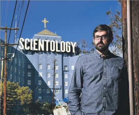  ?? Christina House For The Times ?? LOUIS THEROUX, known for his immersive style of documentar­y filmmaking, landed in L.A. for his film “My Scientolog­y Movie.”