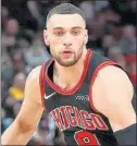  ?? JOHN J. KIM/CHICAGO TRIBUNE ?? Zach LaVine scored 22 points against the Warriors on Friday.