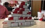  ?? CONTIBUTED BY CHICK-FIL-A EAST LAKE (MARIETTA) ?? Folks ate some chicken nuggets (about 7,000) at the Chick-fil-A on Roswell Road on all-you-can-eat night last November.