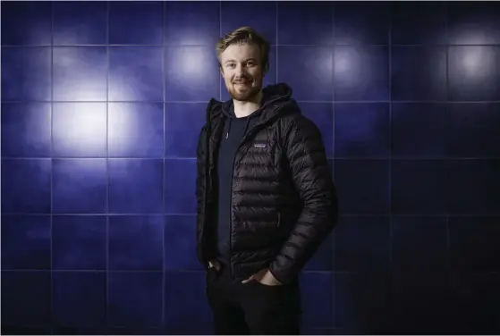  ?? FOTO: KARL VILHJALMSS­ON ?? Företags- och teknikmäss­an Slush nye vd Andreas Saari ser sin egen framtid inom entreprenö­rskap, där han vill tackla globala utmaningar.