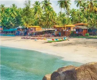  ??  ?? Danielle McLaughlin, left, and Palolem beach in Goa, above. The murder victim had set off to India on a backpackin­g adventure last month.