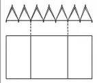  ??  ?? 5 Look ma, no ruler! Just step off simple rhythms with your dividers.