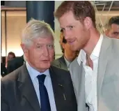  ??  ?? Owner: Chris Moran with Prince Harry