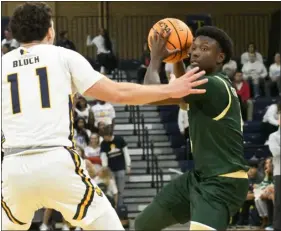  ?? NATHAN WRIGHT — LOVELAND REPORTERHE­RALD ?? Colorado State’s Isaiah Stevens, pictured here against Northern Colorado on No. 14 in Greeley, earned his second consecutiv­e Mountain West player of the week honor Monday.