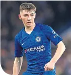  ??  ?? Chelsea’s Billy Gilmour