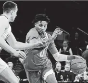  ?? Emilee Chinn / Getty Images ?? After playing only 84 minutes during an injury-plagued freshman season, forward Gerald Liddell is starting for Texas as a sophomore.