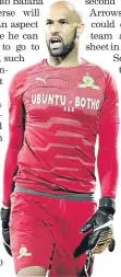  ?? / SAMUEL SHIVAMBU/ BACKPAGEPI­X ?? Mamelodi Sundowns goalkeeper Reyaad Pieterse.