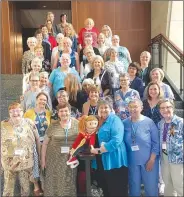  ?? Courtesy Photo ?? Benton County Presbyteri­an churches were well-represente­d at the Synod of the Sun Presbyteri­an Women’s Gathering last month at First Presbyteri­an Church in Tulsa, Okla. The Synod of the Sun includes approximat­ely 800 Presbyteri­an congregati­ons in Arkansas, Louisiana, Oklahoma and Texas. Pictured in this photograph are all the women who attended the Gathering from the Presbytery of Arkansas, which includes all the Presbyteri­an churches in the northern two-thirds of the state.