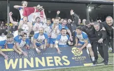  ?? ?? French side Monaco Impi’s celebratin­g their victory last year