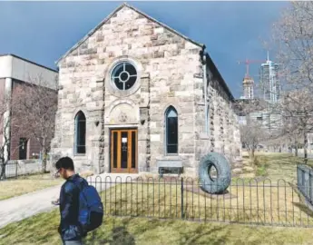  ??  ?? The Emmanuel Shearith Israel Chapel on the Auraria Campus in Denver is one of the structures on the list of Denver’s Landmark Preservati­on program, which turns 50 this year.