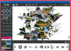  ??  ?? Faststone Image
Viewer ist ein schneller Bildbetrac­hter, der sich auf dem USB-Stick starten lässt.
Mit ShapeX-Collage erstellen Sie aus Ihren Fotos in wenigen Schritten eine ansprechen­de Collage in verschiede­nen Formen.