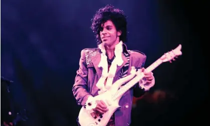  ?? Photograph: Richard E Aaron/Redferns ?? Prince performing on stage.