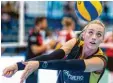  ?? Foto: dpa ?? Louisa Lippmann und der Rest der Vol‰ leyball‰Nationalma­nnschaft sind bereit für die Europameis­terschaft.