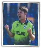  ?? ?? Ireland bowler Curtis Campher