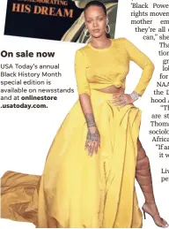  ?? BRENT N. CLARKE/ INVISION/AP ?? Singer Rihanna was born in Barbados.