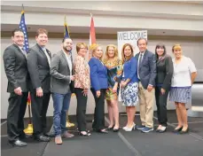  ?? CECILIA FIGUEROA / LA PRENSA ?? Organizado­res y participan­tes de la novena Cumbre de Asuntos Puertorriq­uenos, a realizarse el 17 y 18 de mayo en Orlando.