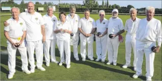  ?? Picture: Chris Davey FM4515039 ?? Boughton Bowls Club members