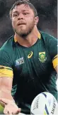  ??  ?? THE RIGHT MAN? Duane Vermeulen is a popular choice for captain