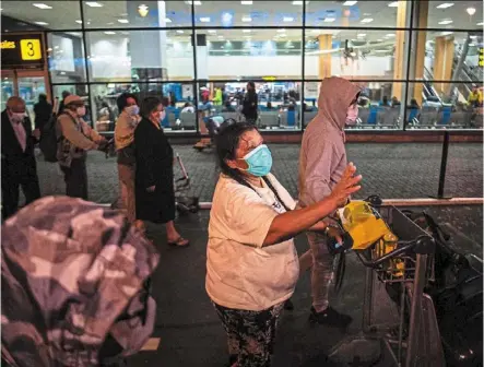  ?? — Photos: AFP ?? File photo of Lecarnaque saavedra, who was convicted of drug traffickin­g in Hong Kong in 2014, upon her return flight home at Jorge Chavez airport in Lima.