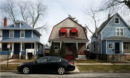  ??  ?? Houses in the Fifth Ward in Evanston, Illinois. Housing grant will award eligible residents up to $25,000 for a ‘home down payment’ or other costs. Photograph: Eileen Meslar/Reuters