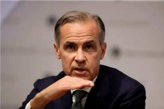  ?? (Reuters) ?? The Bank of England governor regularly speaks about the ‘Brexit effect’