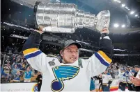  ?? MICHAEL DWYER THE ASSOCIATED PRESS FILE PHOTO ?? The St. Louis Blues are within $300,000 of the salary cap with hopes of adding star forward Vladimir Tarasenko when he’s ready to return from another shoulder operation.