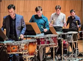  ?? Noah Stern Weber ?? Sandbox Percussion was spell-binding for 80 minutes Troy last weekend.