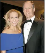 ??  ?? Attorney General Leslie Rutledge with her husband, Boyce Johnson