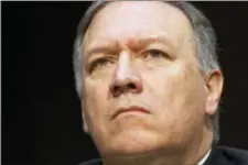  ?? JACQUELYN MARTIN - THE ASSOCIATED PRESS ?? In this May 11 photo, CIA Director Mike Pompeo listens while testifying on Capitol Hill in Washington. In an interview that aired Saturday, Pompeo says he thinks the disclosure of America’s secret intelligen­ce is on the rise, fueled partly by the...