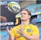  ??  ?? Michael Hooper of Australia.