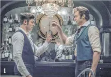  ?? FOTO: TWENTIETH CENTURY FOX ?? Zirkuspion­ier P.T. Barnum (Hugh Jackman, rechts) zog mit einer bunten Truppe durch die Lande.