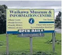  ?? PHOTO: BRITTANY PICKETT/FAIRFAX NZ. 631843137 ?? Waikawa Museum and Informatio­n Centre.