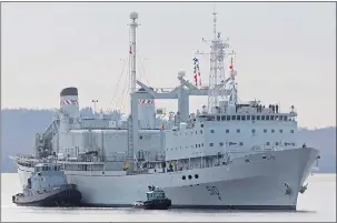  ?? — CP FILES ?? Government records show navy mechanics had to scour the Internet to find parts for one of its two supply ships, HMCS Preserver.