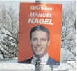  ?? FOTO: MÜLLER ?? Wahlplakat der CDU.