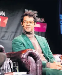  ??  ?? Richaed Ayoade was one of the big names at the 2019 Literature Festival